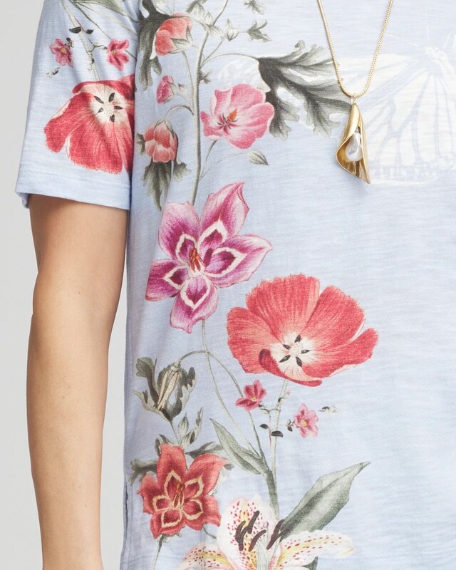 Garden Slub Scoop-Neck Tee - image 4